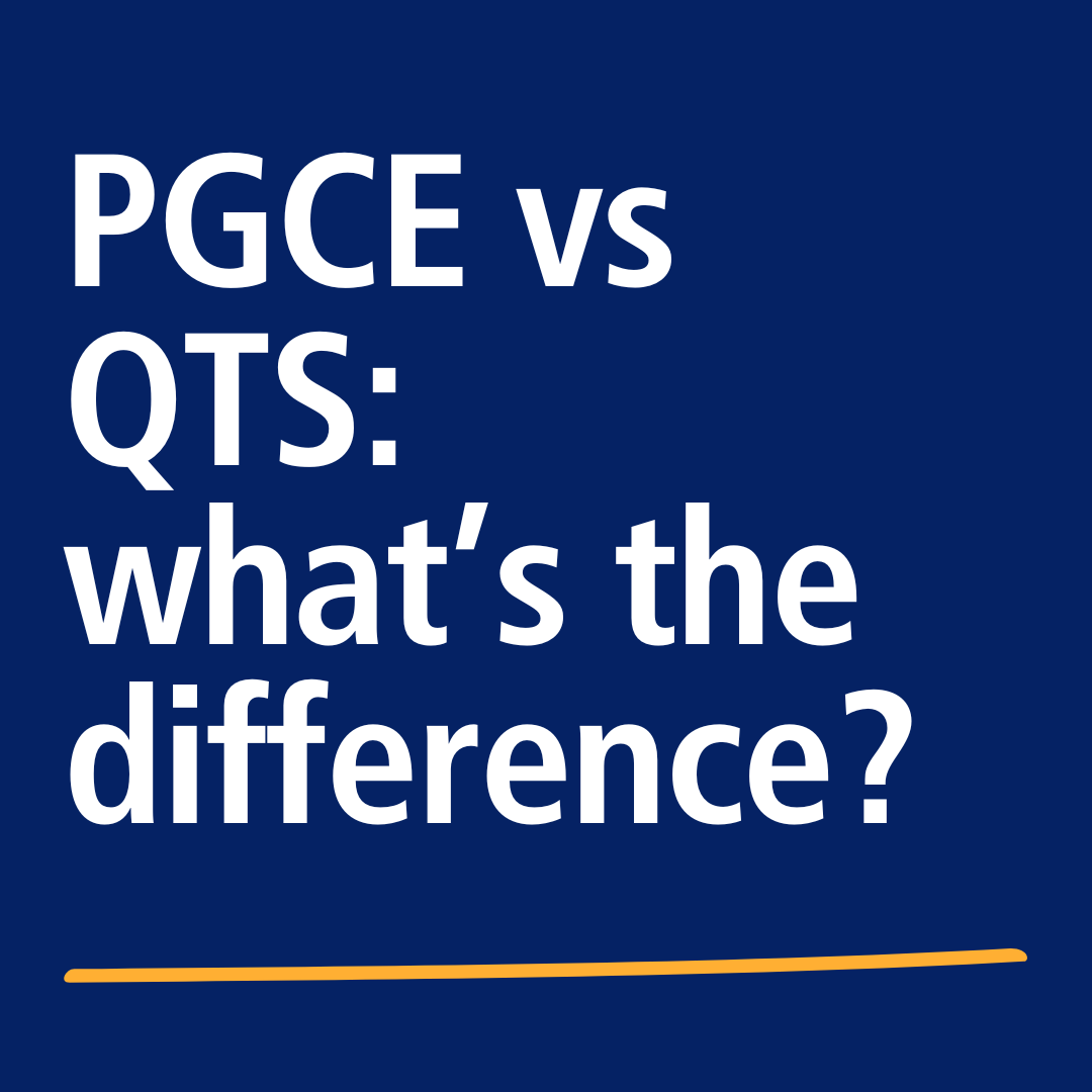 PGCE vs QTS: what's the difference?
