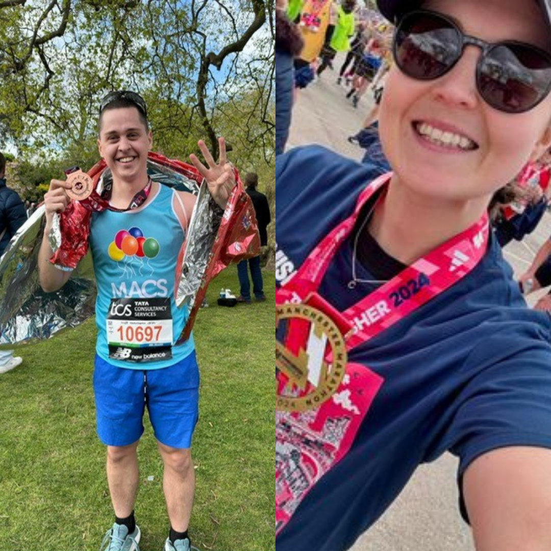 From classroom to finish line: Lewis and Hayley’s marathon success
