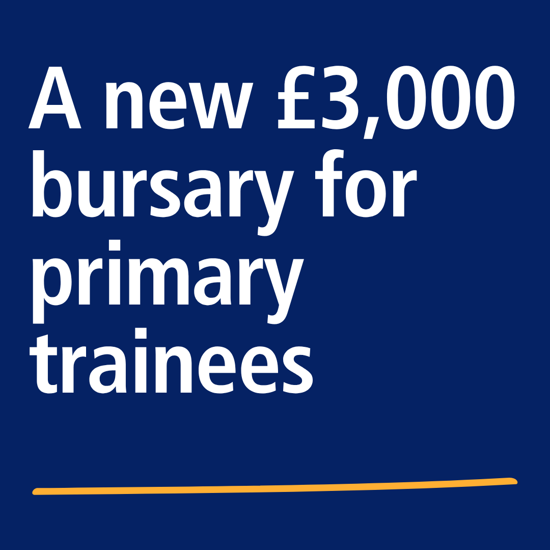 £3,000 Primary Training Bursary